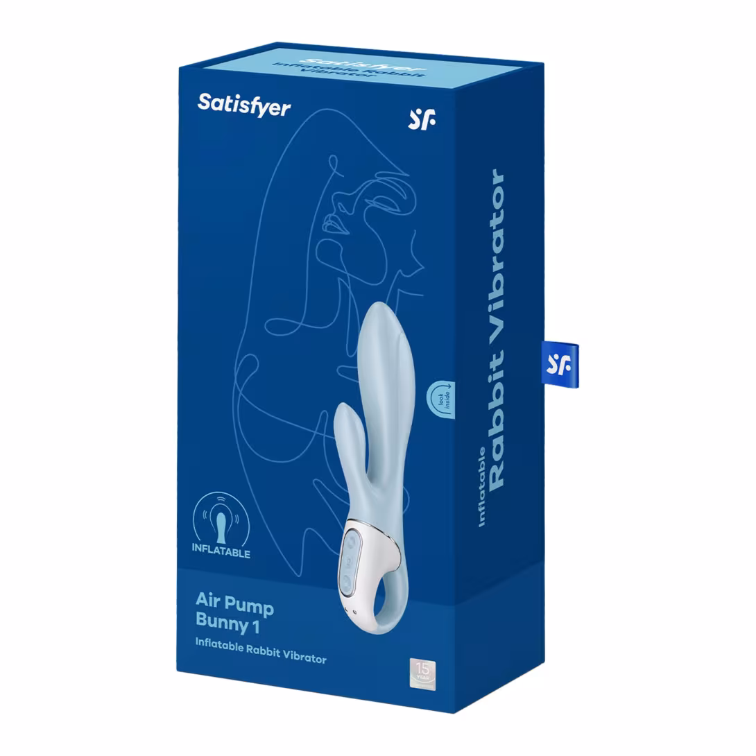 Вібратор-кролик надувний Satisfyer Air Pump Bunny 1 — фото 6