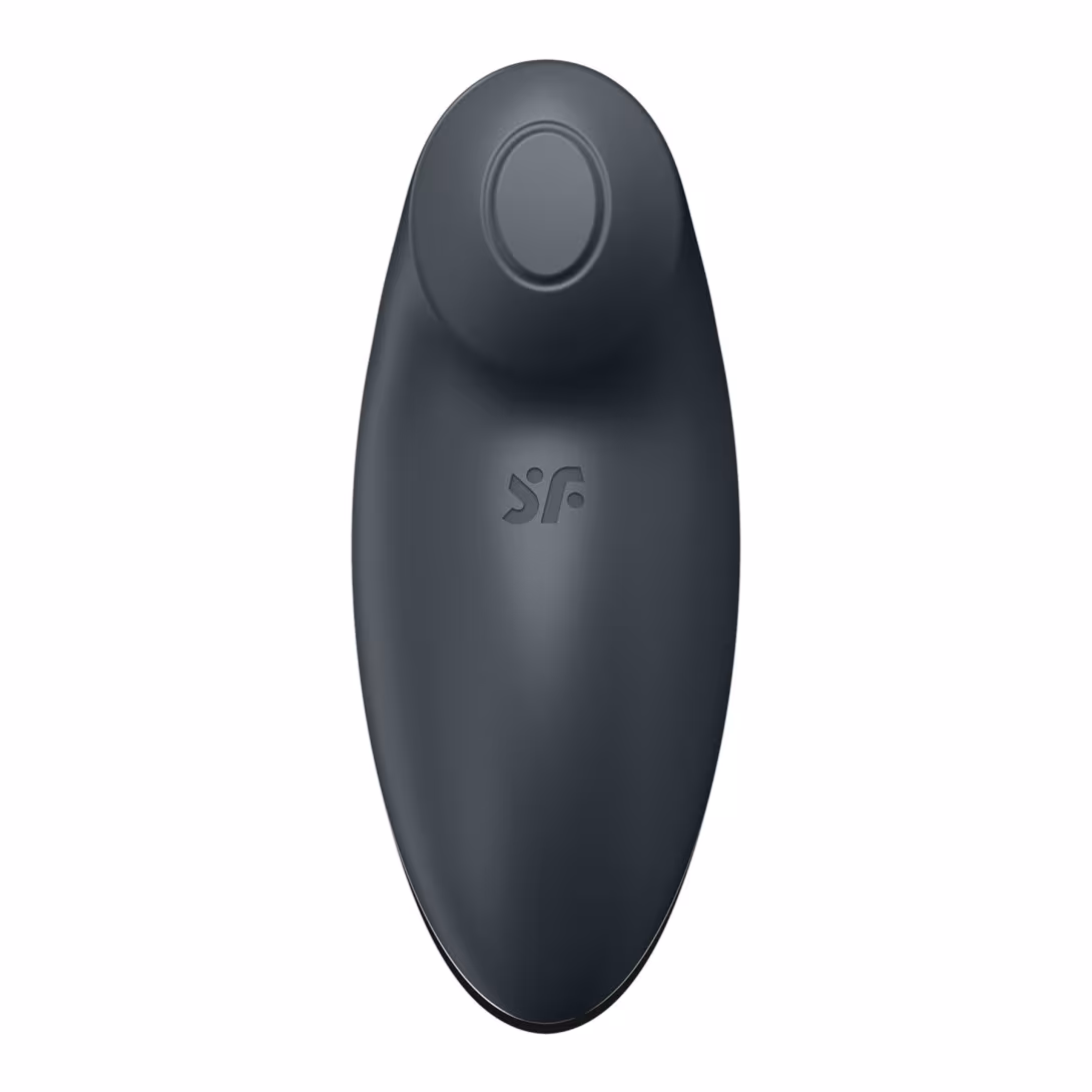 Вібростимулятор-пульсатор Satisfyer Tap & Climax 2 Grey, ефект постукування пальцем — фото 3