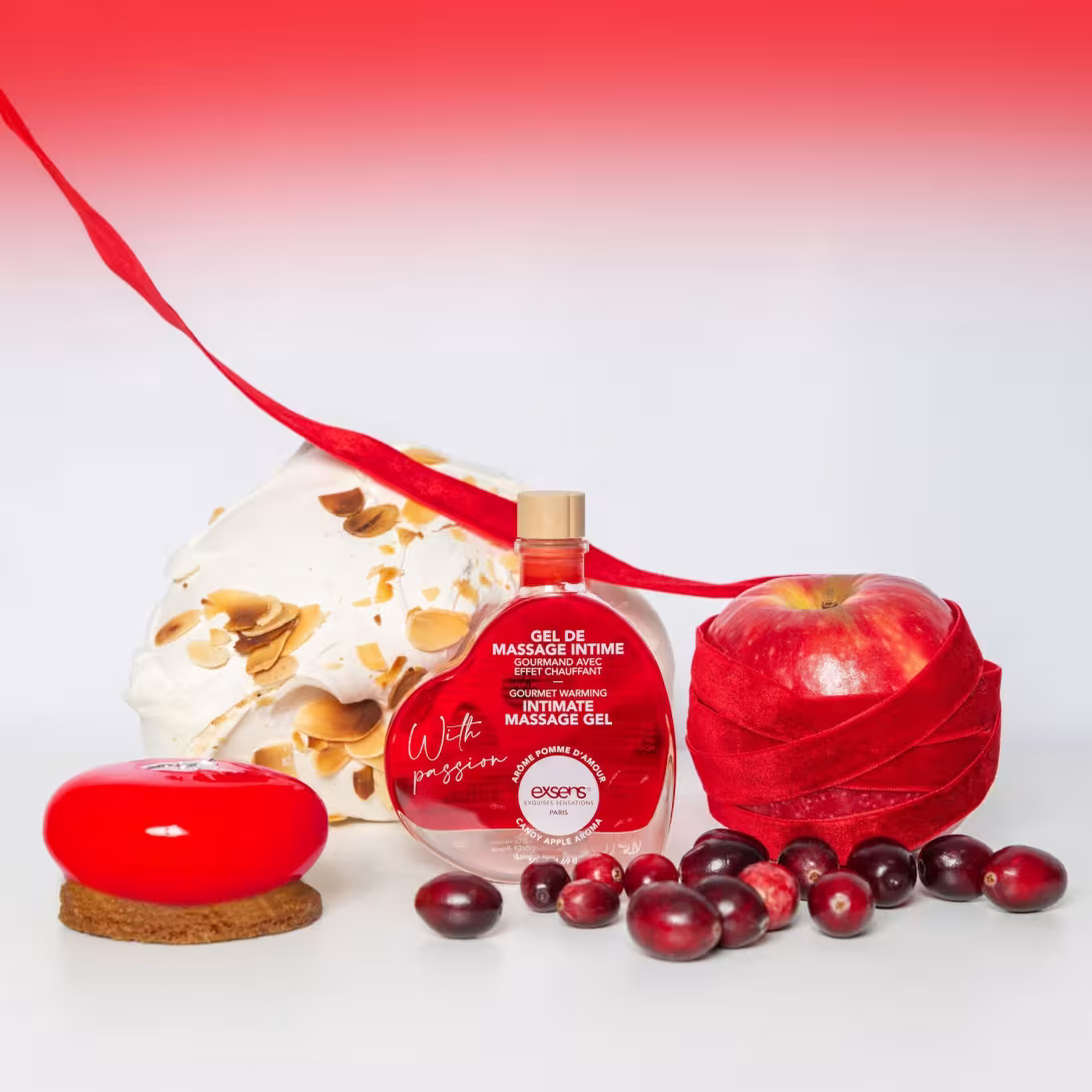 Розпродаж!!! Масажний гель EXSENS With Passion Candy Apple 50 мл (термін 04.2027) — фото 3
