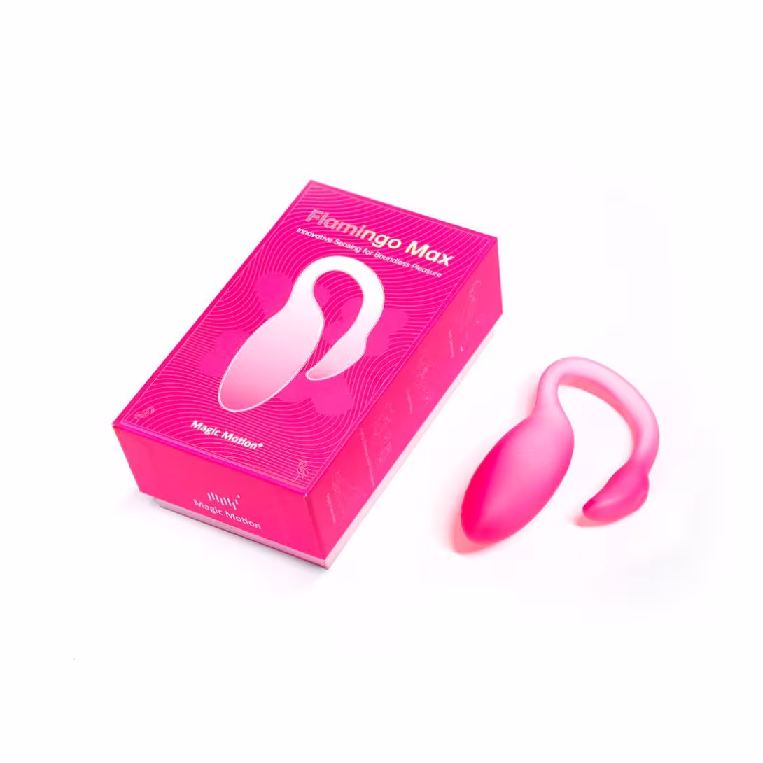 Смарт-віброяйце Magic Motion Flamingo Max Pink 2 в 1: віброяйце та тренажер Кегеля, 10 режимів — фото 11