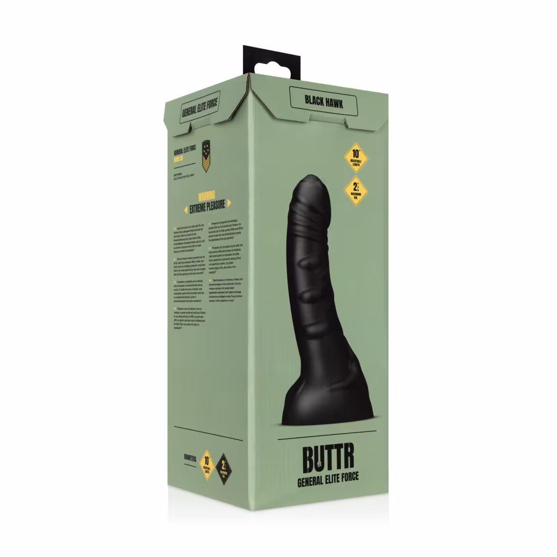 Фалоімітатор BUTTR - Black Hawk Curved Anal Dildo — фото 10