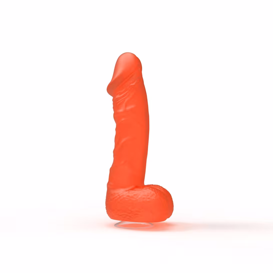 Мило у формі пеніса Чистий Кайф LARGE Orange, крафтове мило-член, натуральне — фото 2
