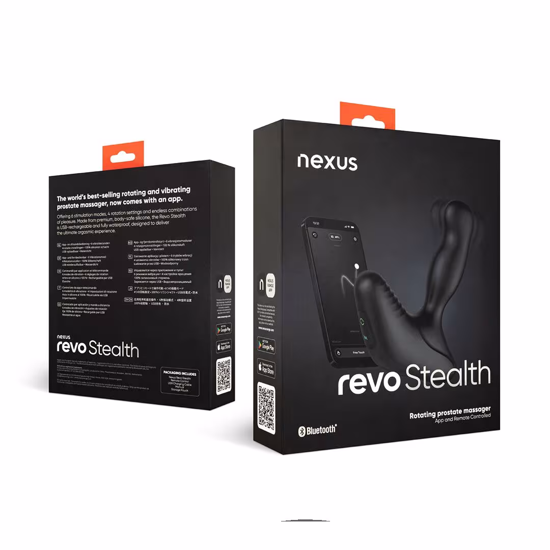 Смарт-масажер простати Nexus Revo Stealth with APP, вібрація+ротація, пульт ДУ, до 10 годин роботи — фото 7