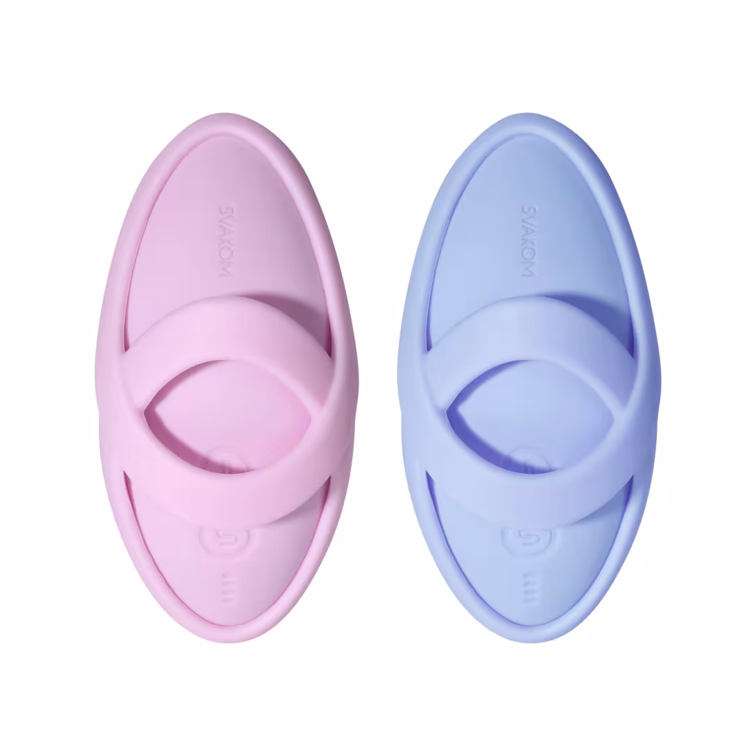 Смарт-вібратор для клітора Svakom Echo 2 Pink Lilac, підігрів до 38 °C, знімна насадка на палець — фото 12
