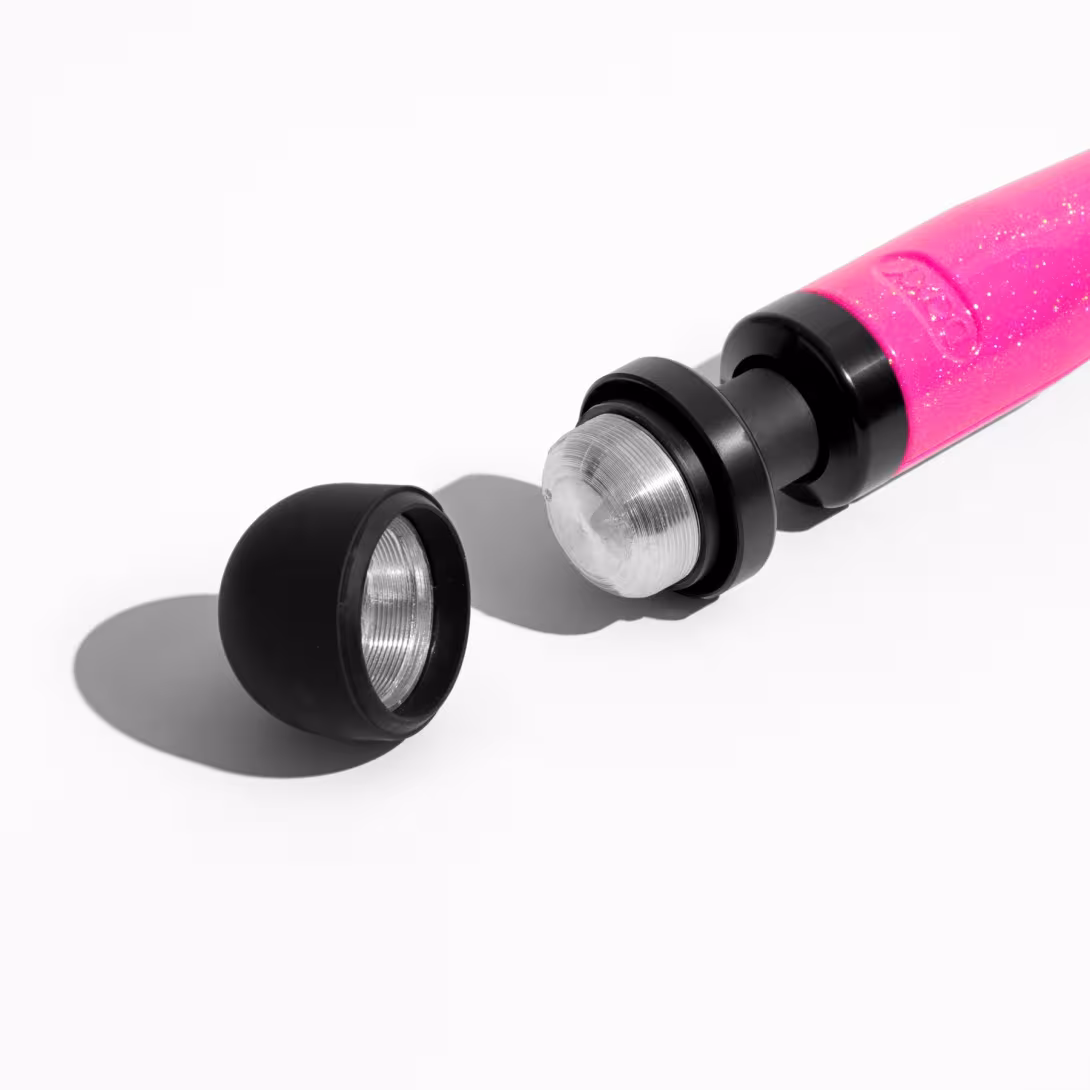 Вібромасажер DOXY Die Cast 3R Hot Pink, дуже потужний, перезаряджуваний, металевий корпус — фото 6