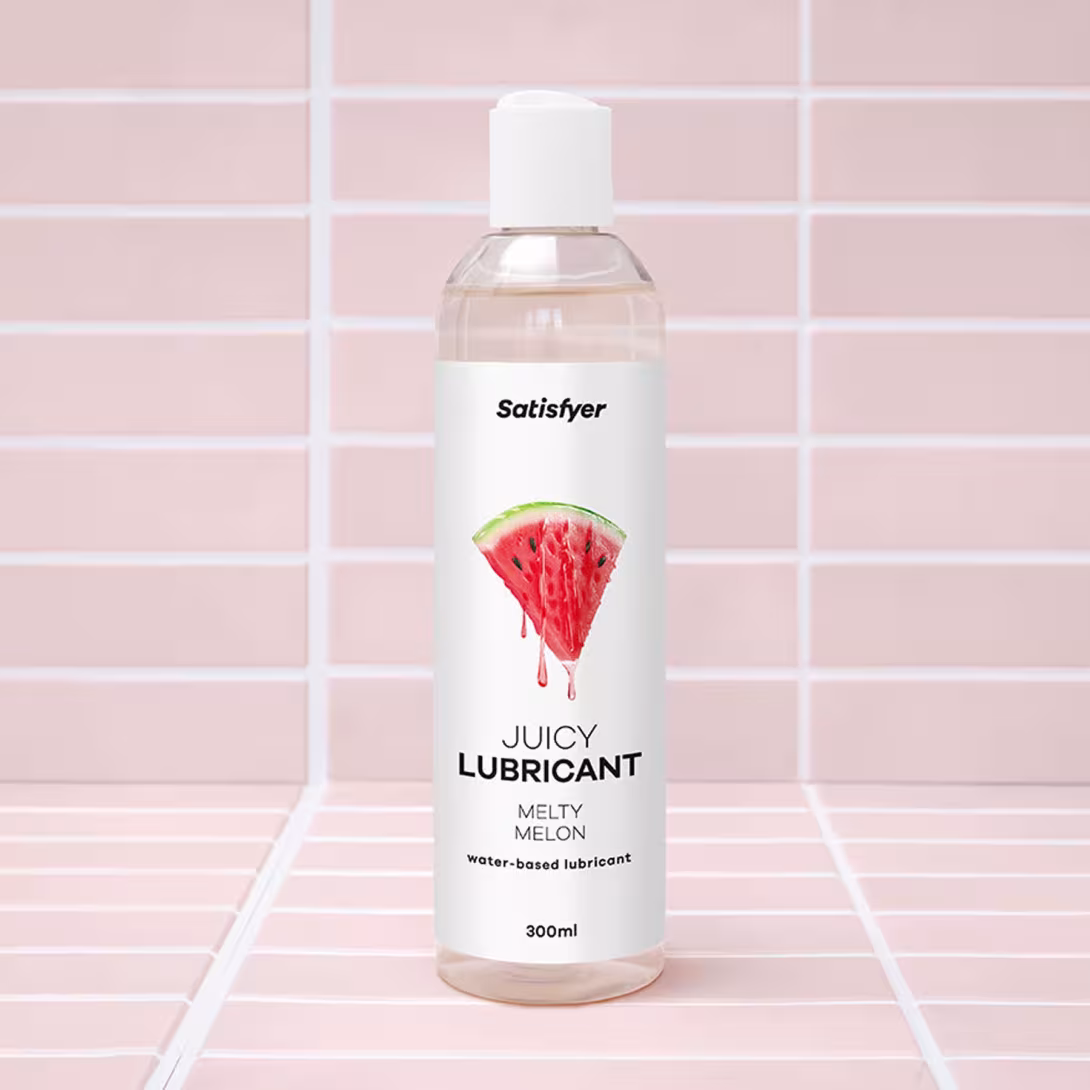 Лубрикант на водній основі Satisfyer Juicy Lubricant Melty Melon 300 мл (м'яте паковання!!!) — фото 9