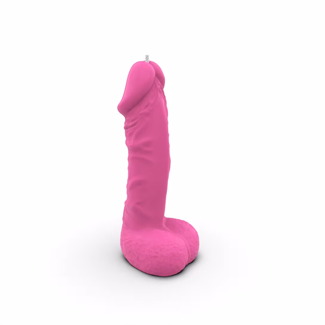 Ароматна свічка пікантної форми Pure Bliss Pink Sugar Pop (Жуйка) 18 см — фото 4