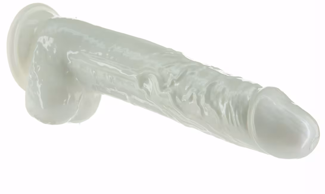 Фалоімітатор ADDICTION Pearl 8.5" Dildo with Balls, віброкуля в подарунок — фото 3