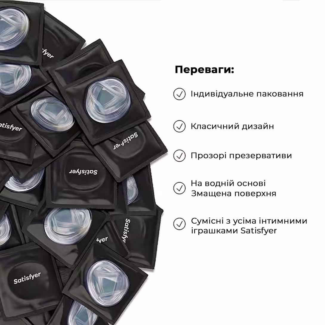 Презерватив Satisfyer Premium Condoms 53 мм 1 шт — фото 4