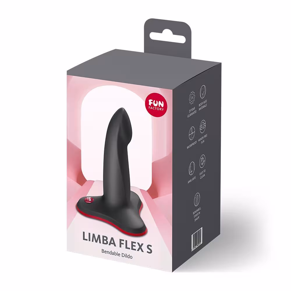 Фалоімітатор Fun Factory LIMBA FLEX S Black (м'яте паковання!!!) — фото 7