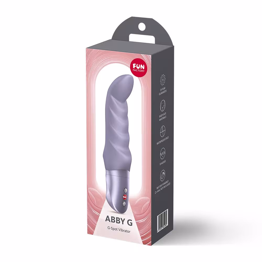 Вібратор для точки G Fun Factory Abby G Light Violet, 10 режимів роботи, на батарейках — фото 6