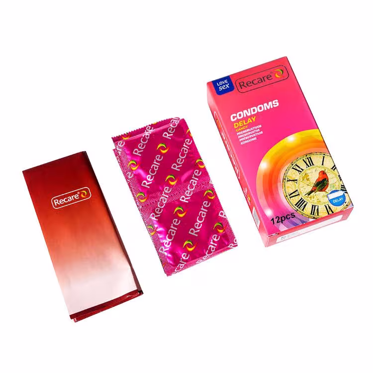 Презервативи Recare Delay Candy Condoms 12 шт, пролонгувальний ефект, цукерковий аромат — фото 3