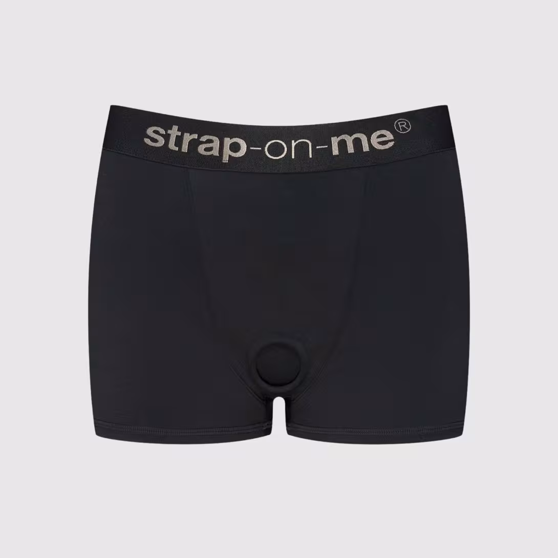 Шорти з фіксацією ділдо Strap-On-Me Harness Lingerie Allure - XL - Black