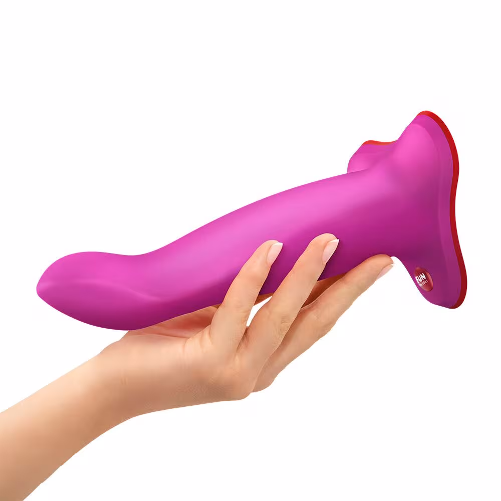 Фалоімітатор Fun Factory LIMBA FLEX L Magenta, гнучкий, з ефектом пам’яті, підходить для точки G — фото 3