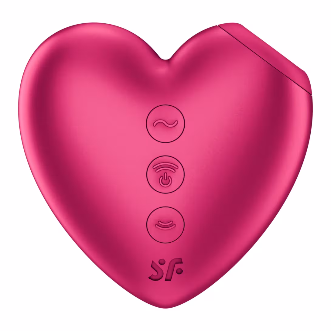 Вакуумний стимулятор-серце з вібрацією Satisfyer Cutie Heart Battery Series — фото 3