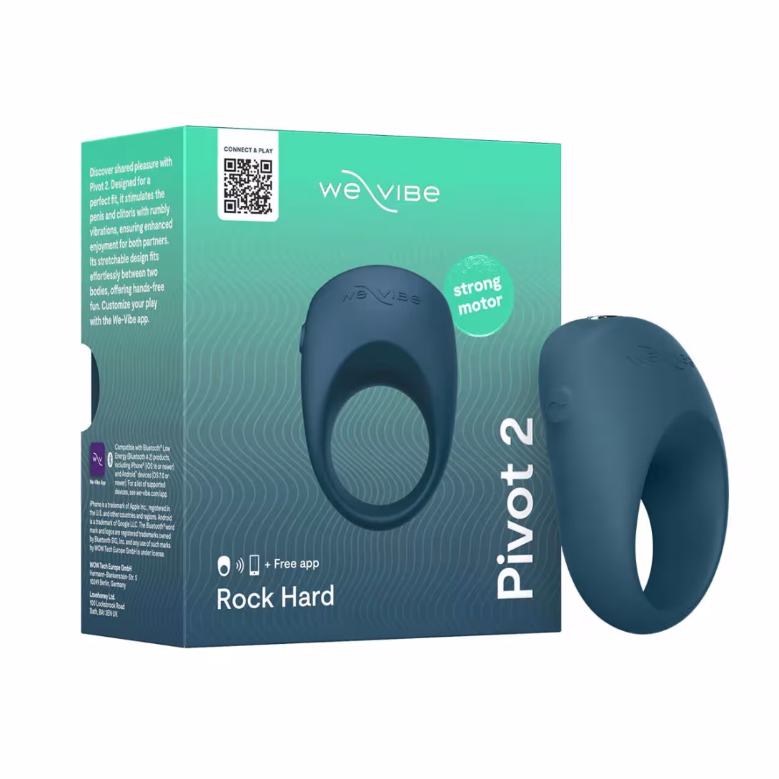 Ерекційне смарт-віброкільце We-Vibe Pivot 2 Slate — фото 14