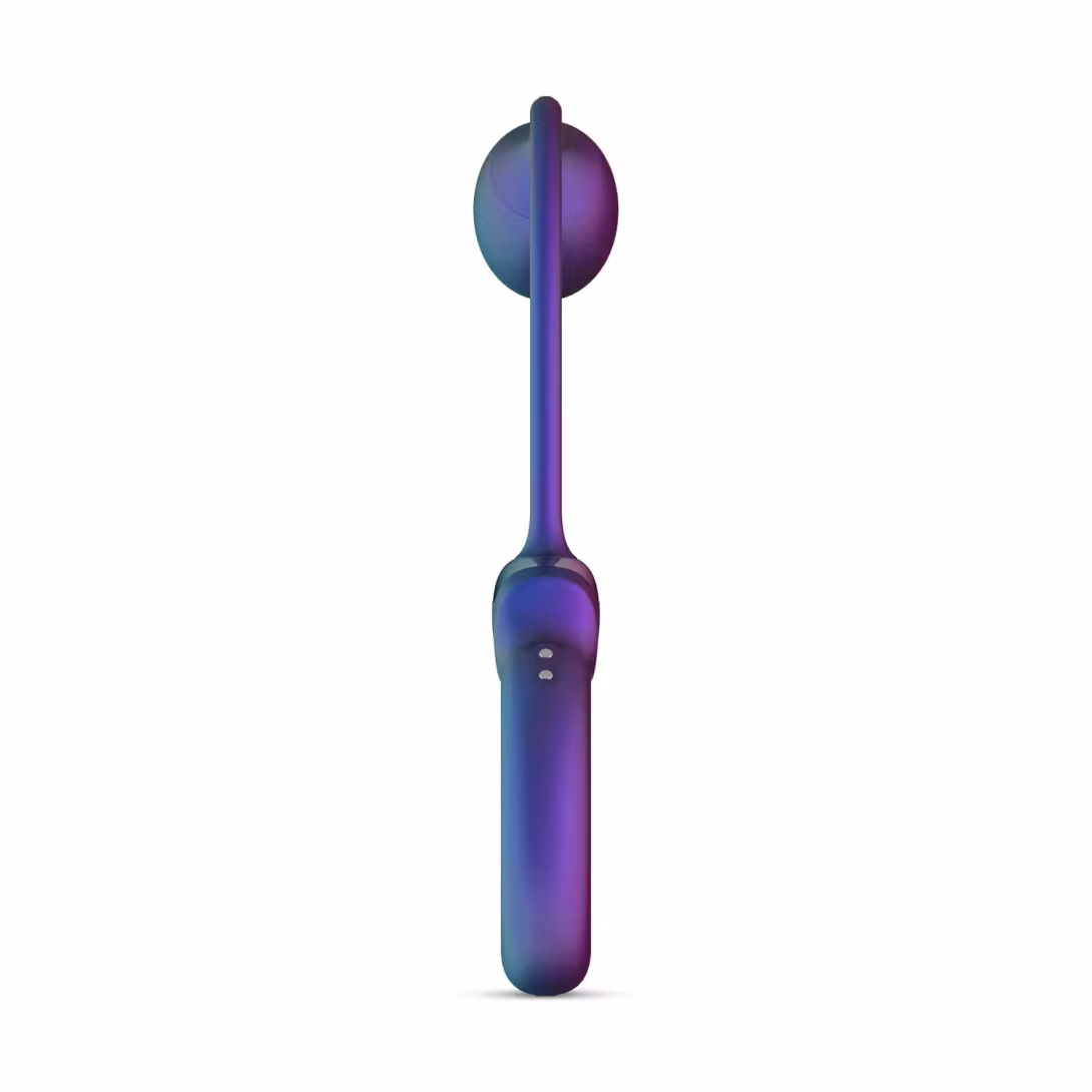 Ерекційне віброкільце з віброяйцем Hueman - Eclipse Anal Vibrator — фото 6