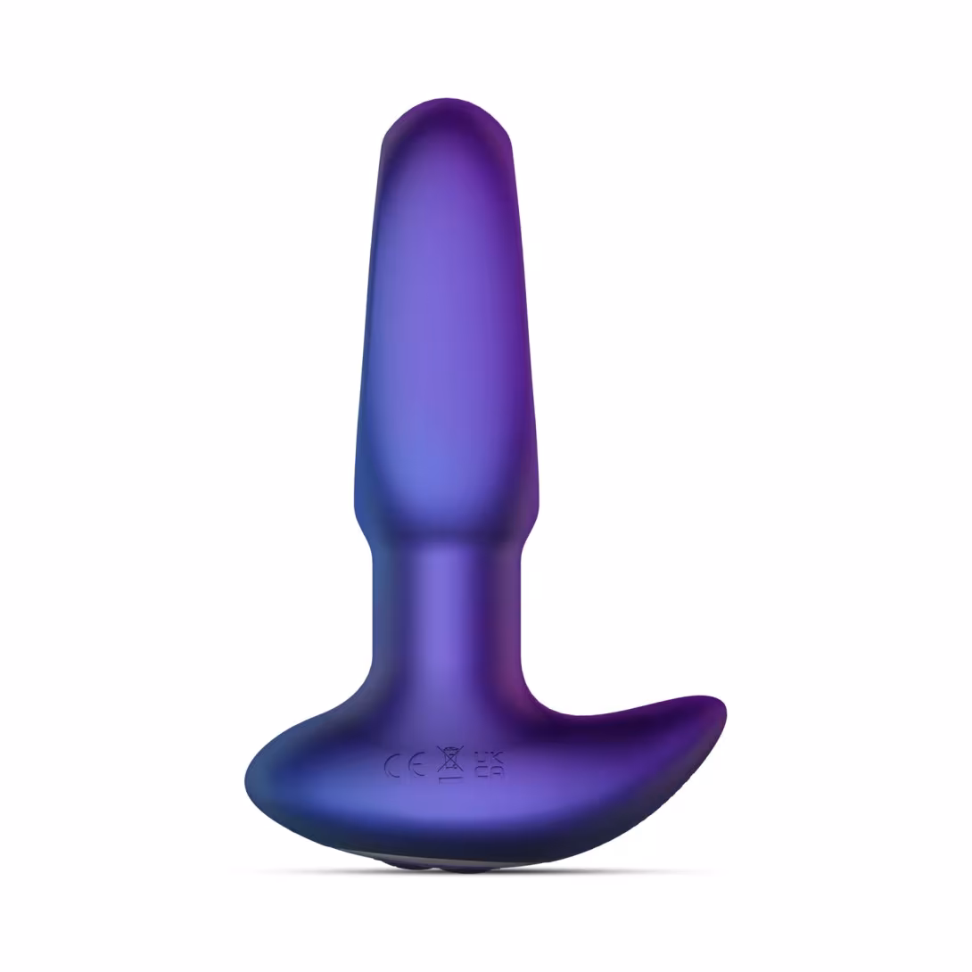 Анальна пробка з віброязичком Hueman - Voyager Butt Plug With Tapping — фото 2