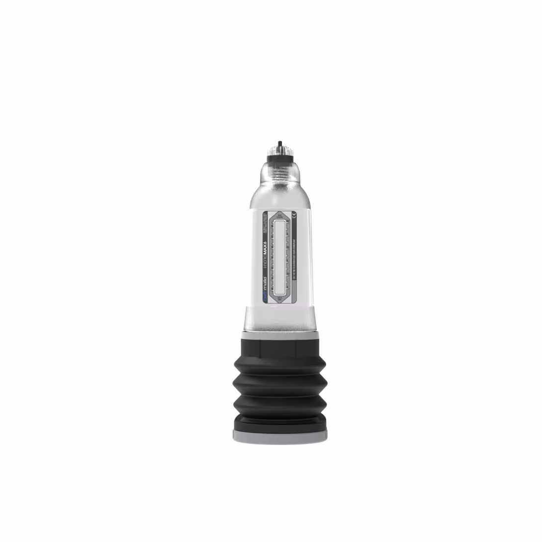 Гідропомпа Bathmate Hydromax 6 Clear, для члена довжиною від 10 до 15 см, діаметр до 5,2 см