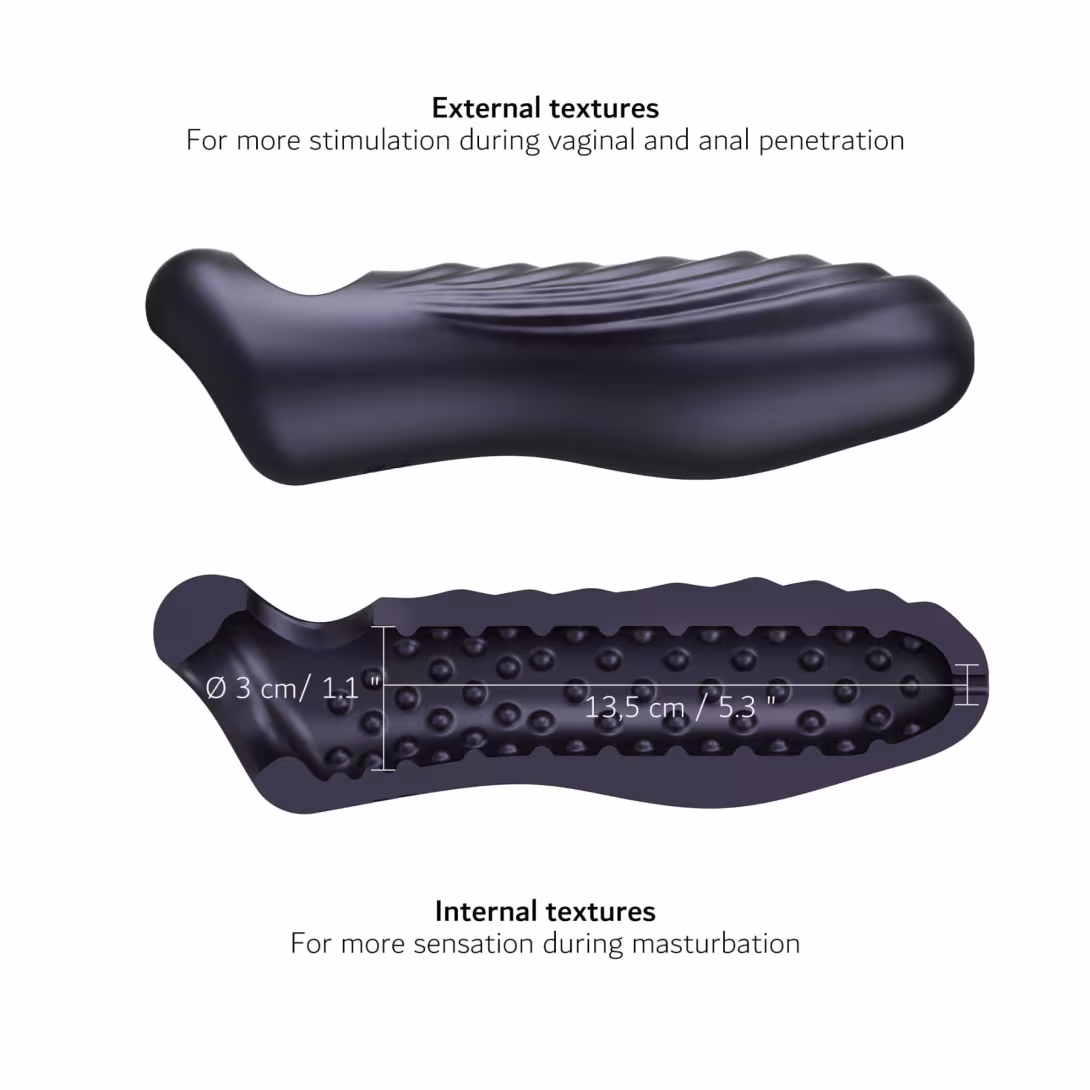 Насадка на член Manwan RYZER MAX - Black Plum — фото 3