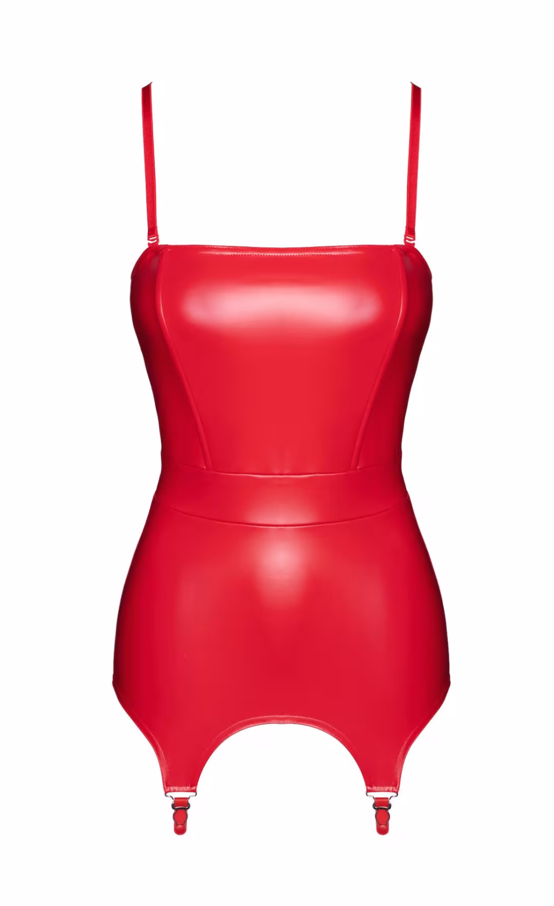 Корсет з підв'язками для панчіх Noir Handmade F368 Bombshell Fierce Corset-belt Red L — фото 9