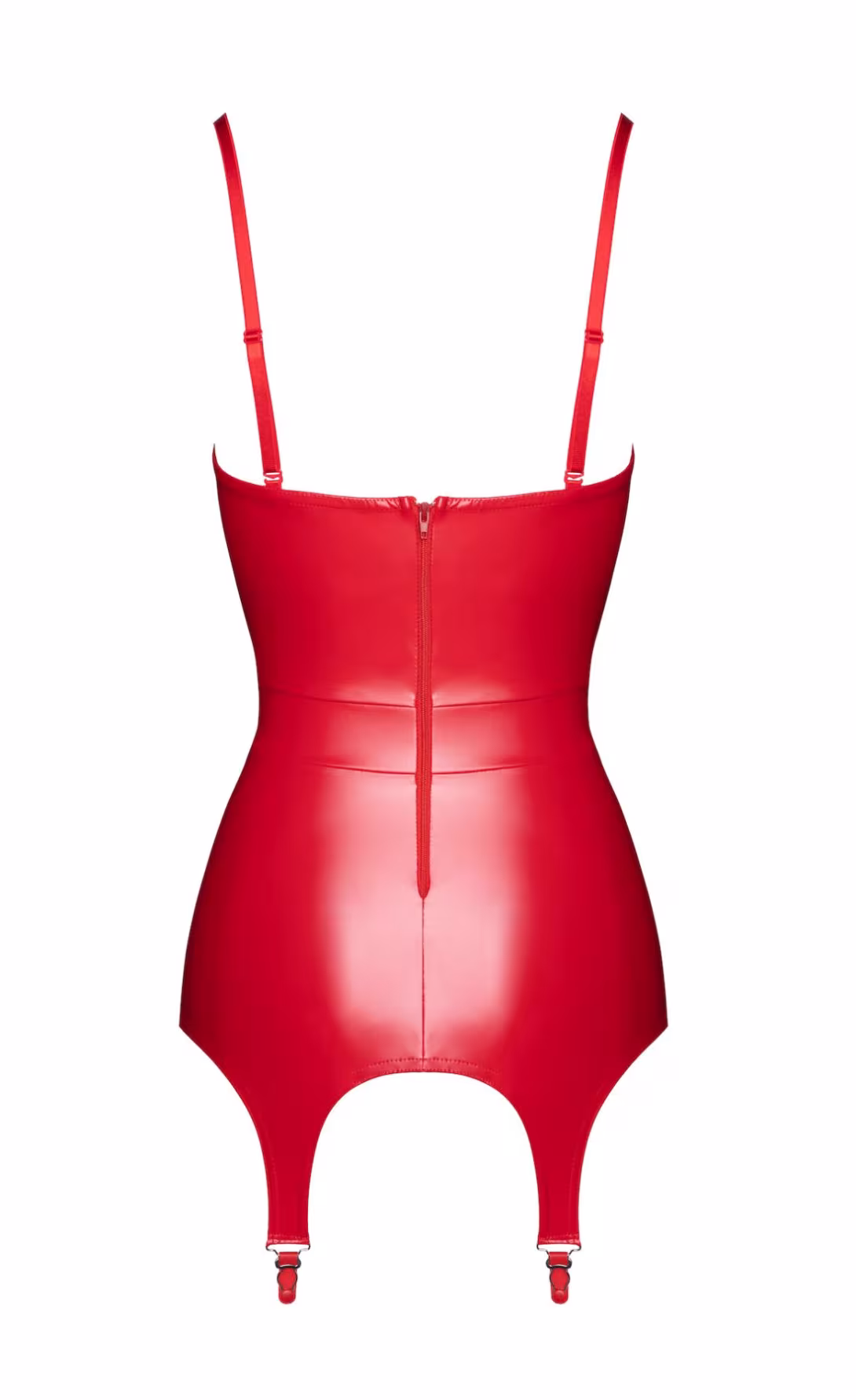 Корсет з підв'язками для панчіх Noir Handmade F368 Bombshell Fierce Corset-belt Red L — фото 10