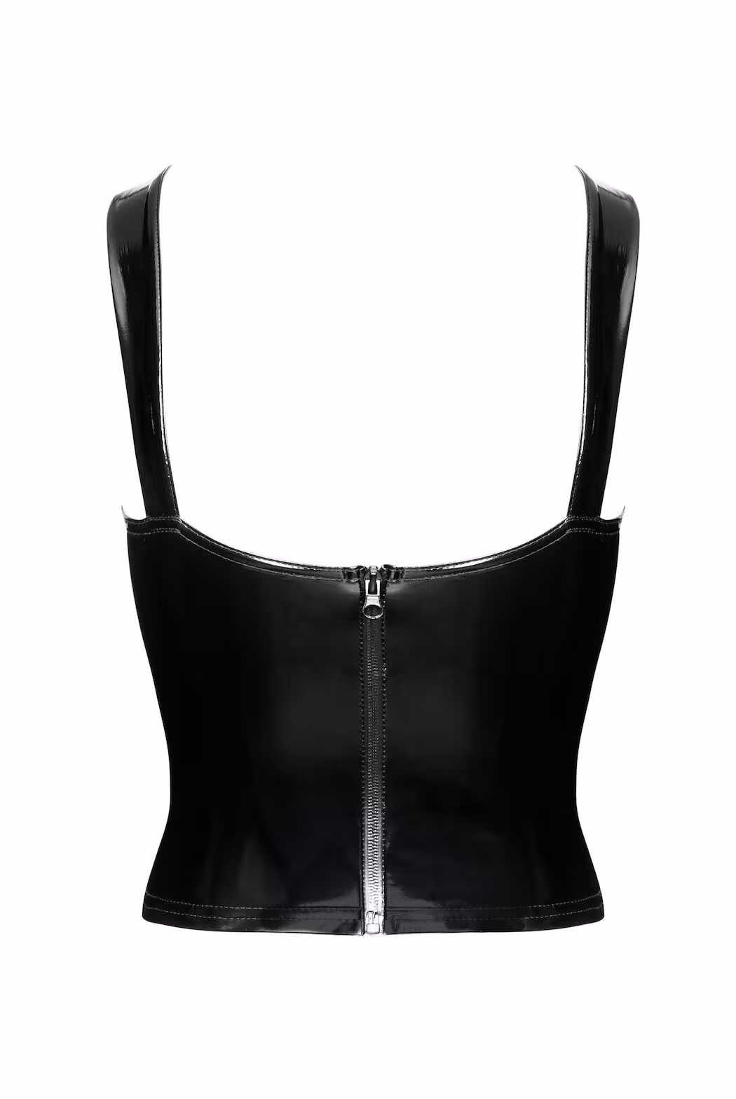 Корсет Noir Handmade F379 Dominae Frontbind PVC Corset Top XL — фото 7