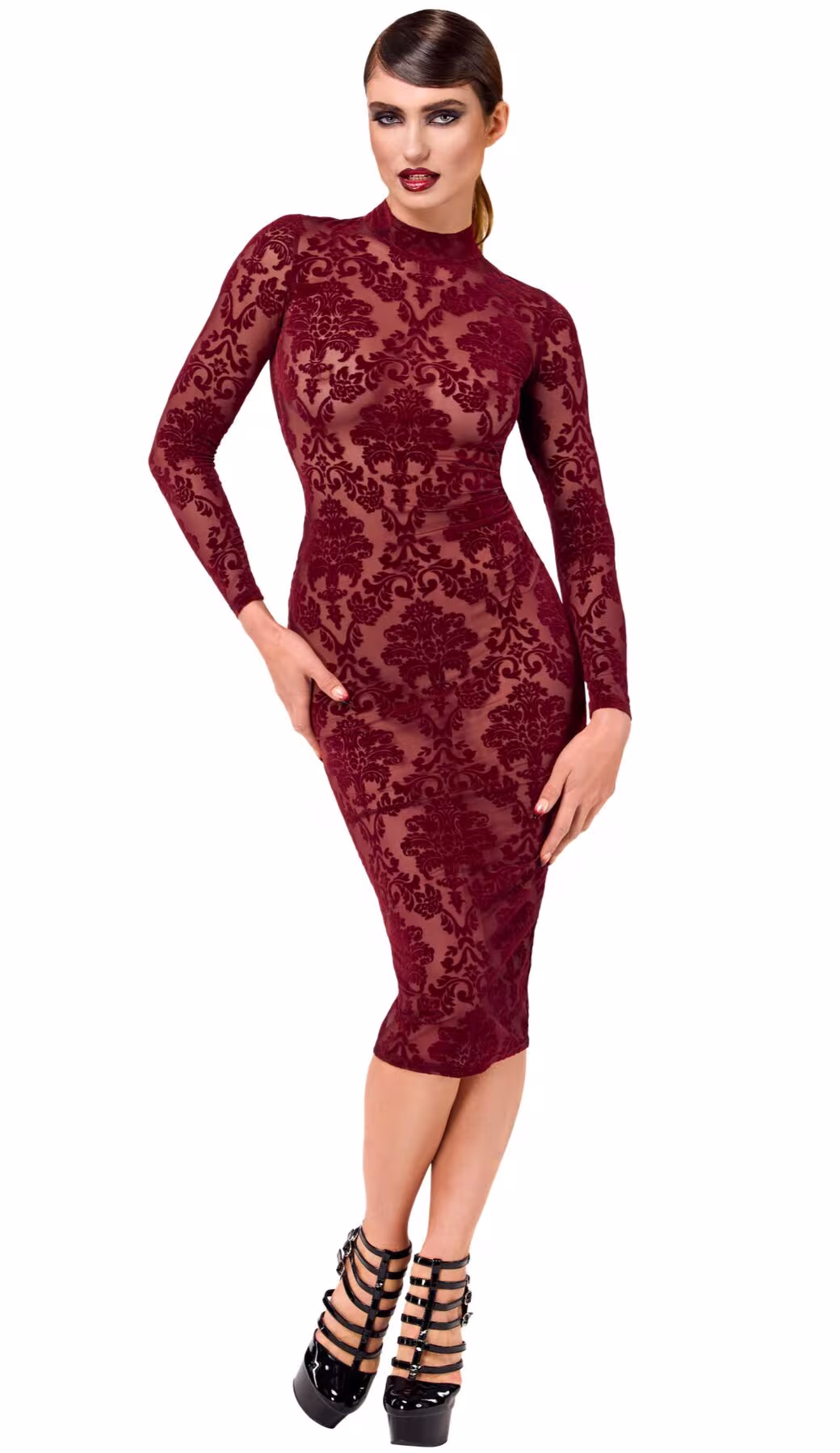 Сукня Noir Handmade F384 Kink Royal midi dress XL — фото 5