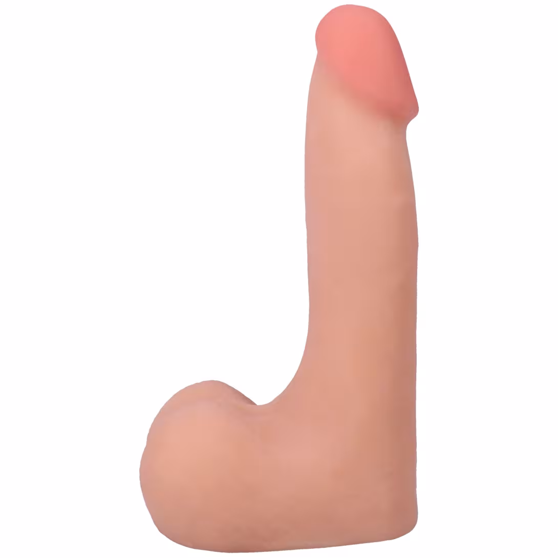 Фалоімітатор Doc Johnson The Realistic Cock ULTRASKYN - 7 Inch with Balls Vanilla — фото 2