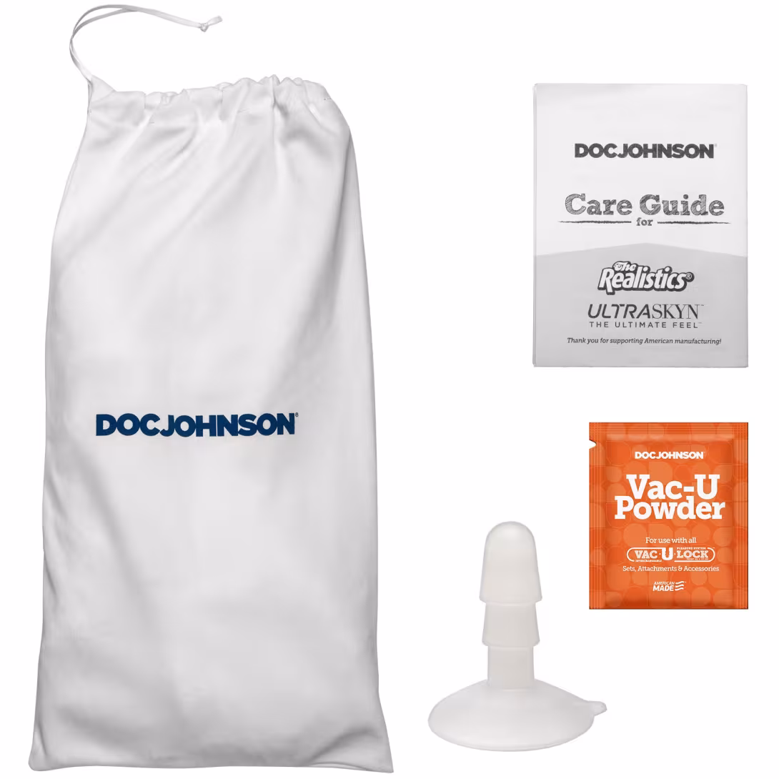 Фалоімітатор Doc Johnson The Realistic Cock ULTRASKYN - 5 Inch Vanilla — фото 7