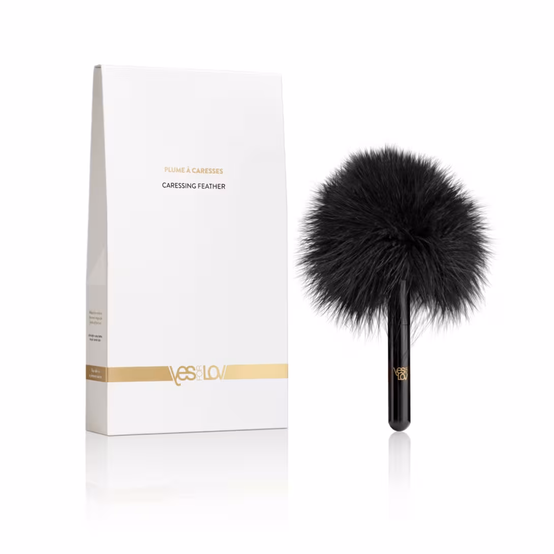 Мітелочка YESforLOV CARESSING FEATHER, пір’їнка індички, 11 см