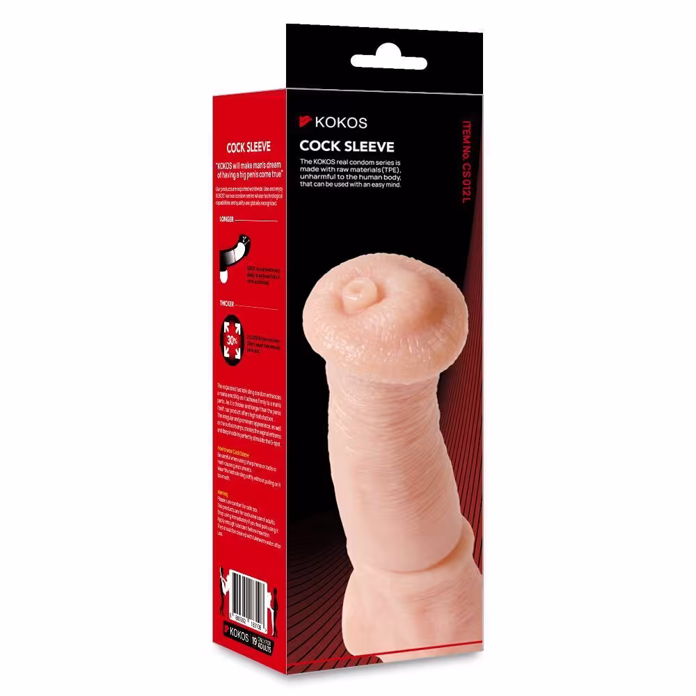 Насадка на член Kokos Cock Sleeve CS 012 L (м'яте паковання!!!) — фото 6